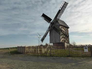 restaurierte bockwindm�hle