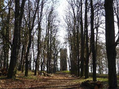 park mit ausichtsturm