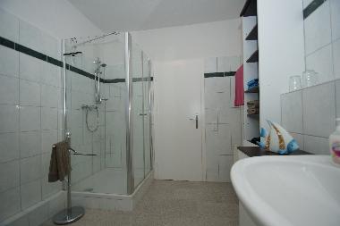 Ferienwohnung Lindenheim Glasdusche