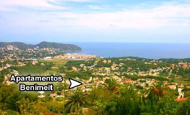 Ferienwohnung in Moraira (Alicante / Alacant) oder Ferienwohnung oder Ferienhaus