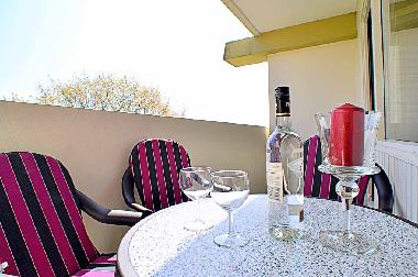 Balkon mit Balkonm�beln