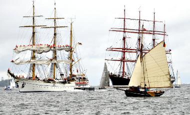 Kieler Woche mit Windjammerparade