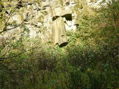 Felswand Premiumwanderweg Tiefenbachpfad