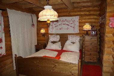 Rubinul Schlafzimmer mit Doppelbett