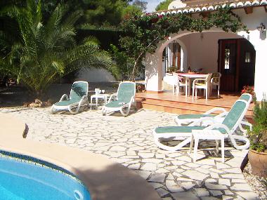 Villa in Moraira (Alicante / Alacant) oder Ferienwohnung oder Ferienhaus