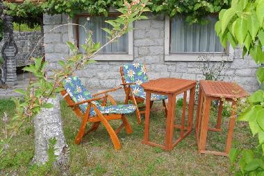 Den Garten geniessen...