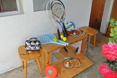 Spiel-Zubeh�r zur Verf�gung