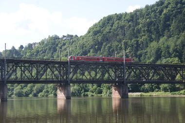 Doppelstockbr�cke bei Alf