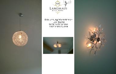 Beleuchtung in den Ferienwohnungen des Landhaus Nobel-Hobel