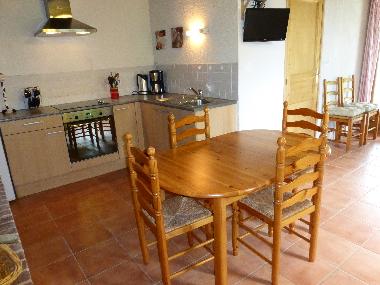 Wohnraum mit K�che