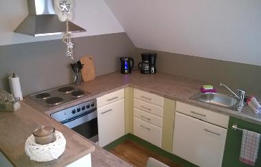 Moderne Landhauskche in den Ferienwohnungen des Landhaus Nobel-Hobel