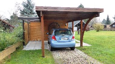 Carport mit Fahrrad-Unterstand