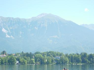 Blick auf den Hochstuhl  - Karawanken - geniessen aus Ferienwohnung Nr. 1
