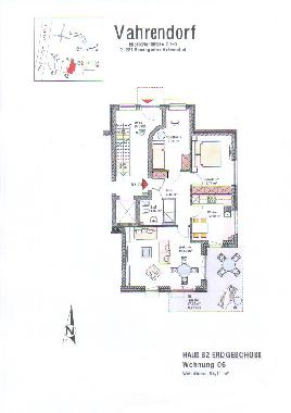 Grundriss der Wohnung