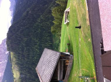 Ansicht vor der Terrasse