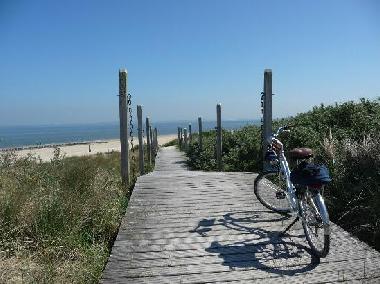 Mit dem Fahrrad nur 2 Minuten