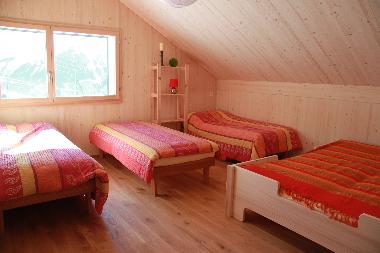 Zimmer Sch�rhorn mit 5 Betten, 1 Doppelbett, 2 Einzelbetten