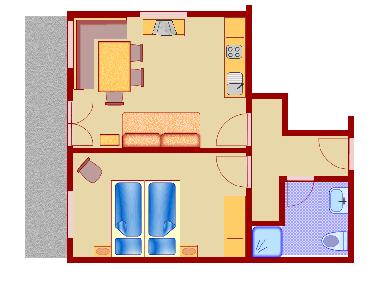Beispiel Dreizimmerferienwohnung