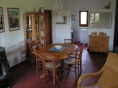 Wohnzimmer mit E�tisch