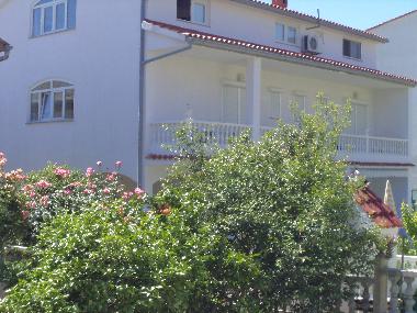 Haus -Frontal ansicht mit Wohnung Tina