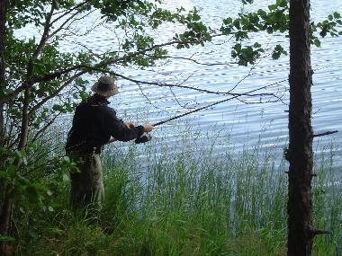 angeln am See in der Umgebung