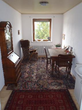 Eins der Schlafzimmer, hier noch ohne Bett