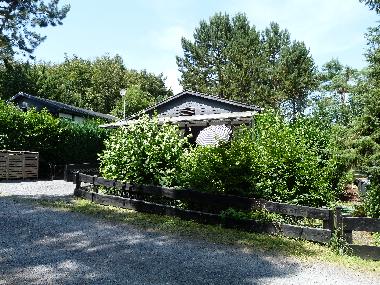 Blick aufs Haus vom Weg aus