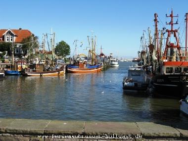 Der nahe Hafen von Neuharlingersiel