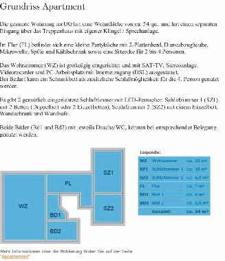 Grundriss Apartment