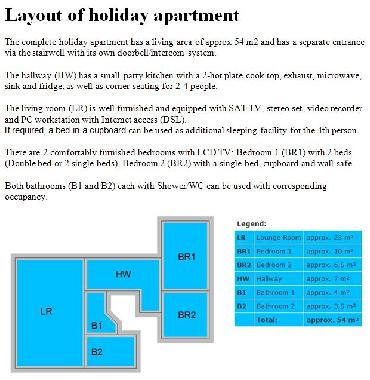 Floor plan apartment