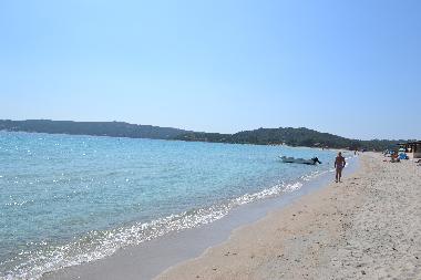 Die Bucht von Budoni mit dem wundersch�nen langen Strand und glasklaren Wasser, ideal f�r Spazierg�n