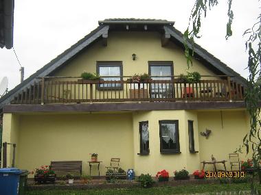 im Obergeschoss befindet sich die Ferienwohnung