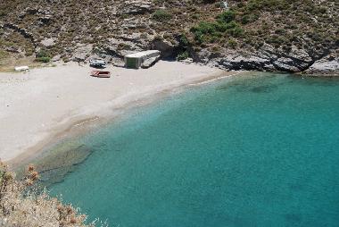 Apothikes beach on the close proximity of the villa