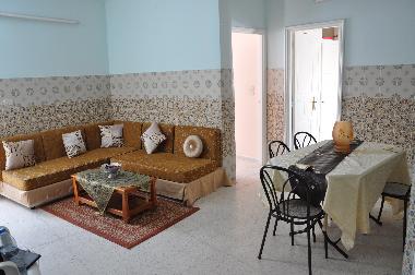 Eingang zur Toilette und zum Badezimmer