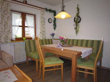 gemtliche Polstereckbank im Fellhorn