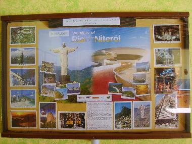 Schaukasten zum ausw�hlen der Ausfl�ge