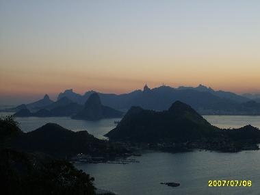Sonnenuntergang �ber Rio de Janeiro
