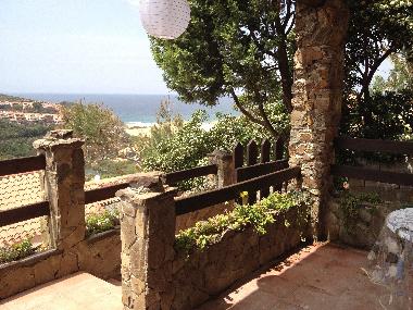 Terrasse mit Meer Blick