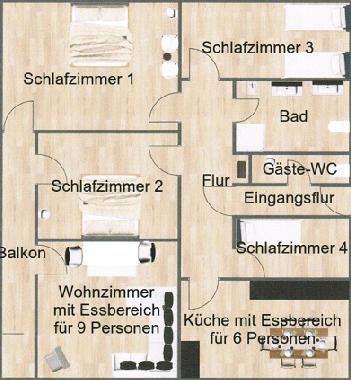 Ferienwohnung in Limburg (Westerwald-Lahn-Taunus) oder Ferienwohnung oder Ferienhaus