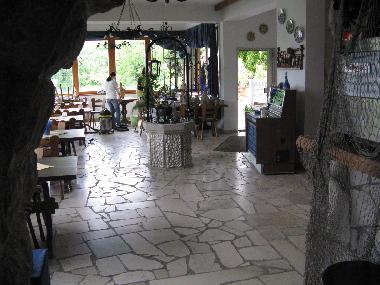 Unser gem�tlicher G�steraum, in dem auch das umfangreiche Fr�hst�ck gereicht wird!