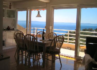 Ferienwohnung in Krvavica (Splitsko-Dalmatinska) oder Ferienwohnung oder Ferienhaus