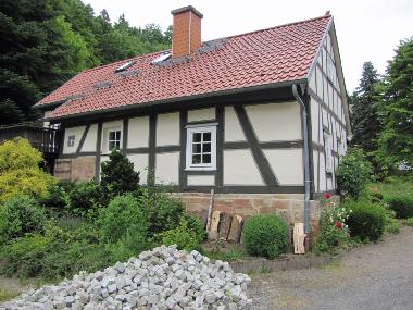 Ansicht von Westen mit Balkon