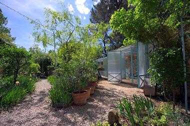 Le Quiquerlet Garten mit Pool