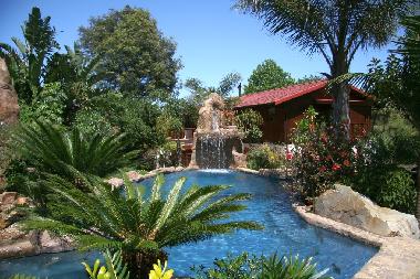 Gro�er Salzwasser-Felsenpool in Littlewood Garden