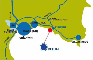 Ferienhaus in Quartu Sant'Elena (Cagliari) oder Ferienwohnung oder Ferienhaus