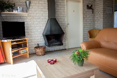 Gemtliche Wohnzimmer mit Kamin