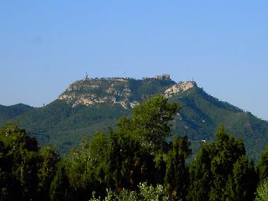 Blick von der FincaOase-Cas Pastor auf das Kloster San Salvador in Felanitx