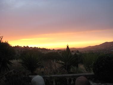 Sonnenuntergang FincaOase-Can Negre in Son Macia-Manacor