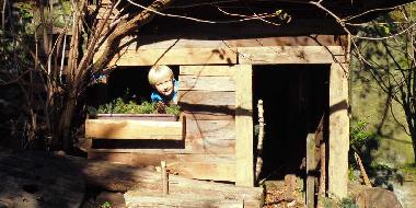 f�r Kinder gibt es eine R�uberh�tte