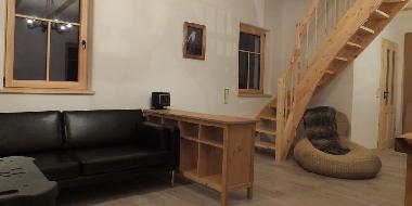 Treppe zum Dachgeschoss